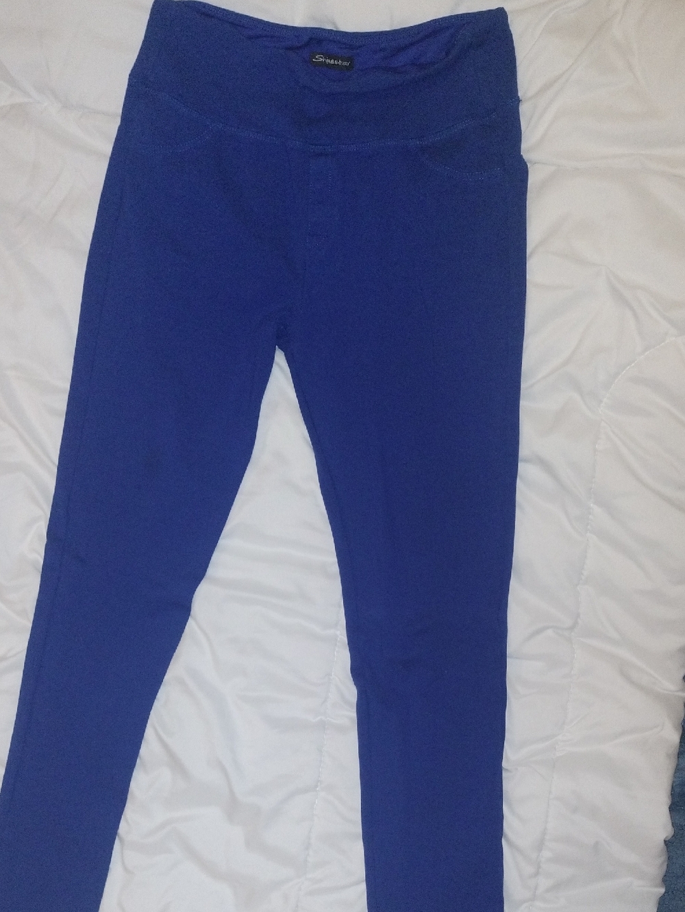 Royal Blue Stretch Pants